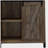 Arcata Rustic Oak Sliding Door Bar Cabinet