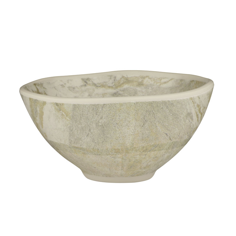 Santiago 9 oz. Round Melamine Dining Bowl, Sand
