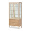 Malibu Crest Lighted Curio Cabinet
