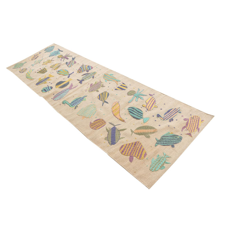 Tapis de couloir crème Odell