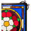 High Tudor Trio Window Panel