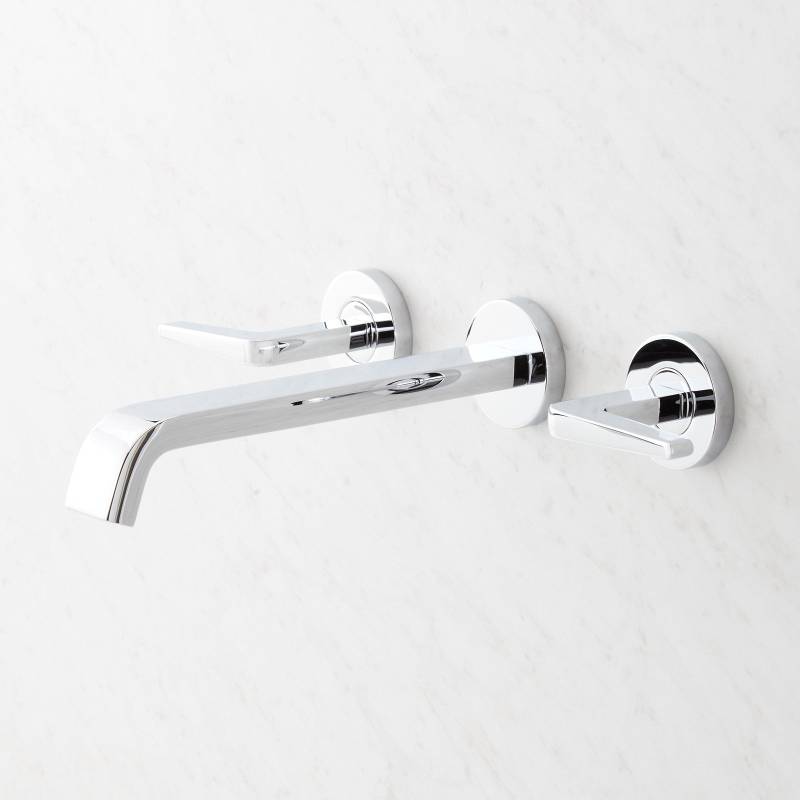 Drea Wall-Mounted Tub Filler, Chrome