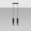Cylinder pendant light 2-light Guizar-60295706
