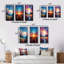 «Power Lines Power Harmony», 3 pièces sur toile-2098876660-2098876659