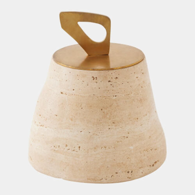 Bocal Travertine Decorative Bowl