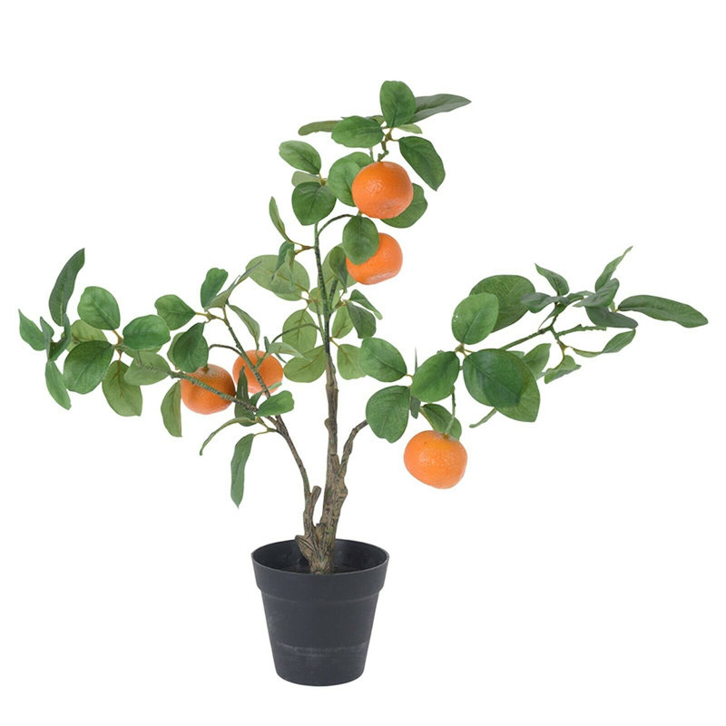 60 cm H Faux Tree Plant in Plastic Pot