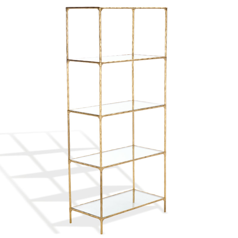 Jessa Forged Metal Bookshelf