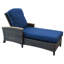 Bella Outdoor Teak Chaise Lounge-419625887-419625828