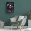 Art mural sur toile tendue - «Black histoire 12» de Wumples, décoration murale pour le salon, la chambre à coucher ou le bureau - 12 x 19