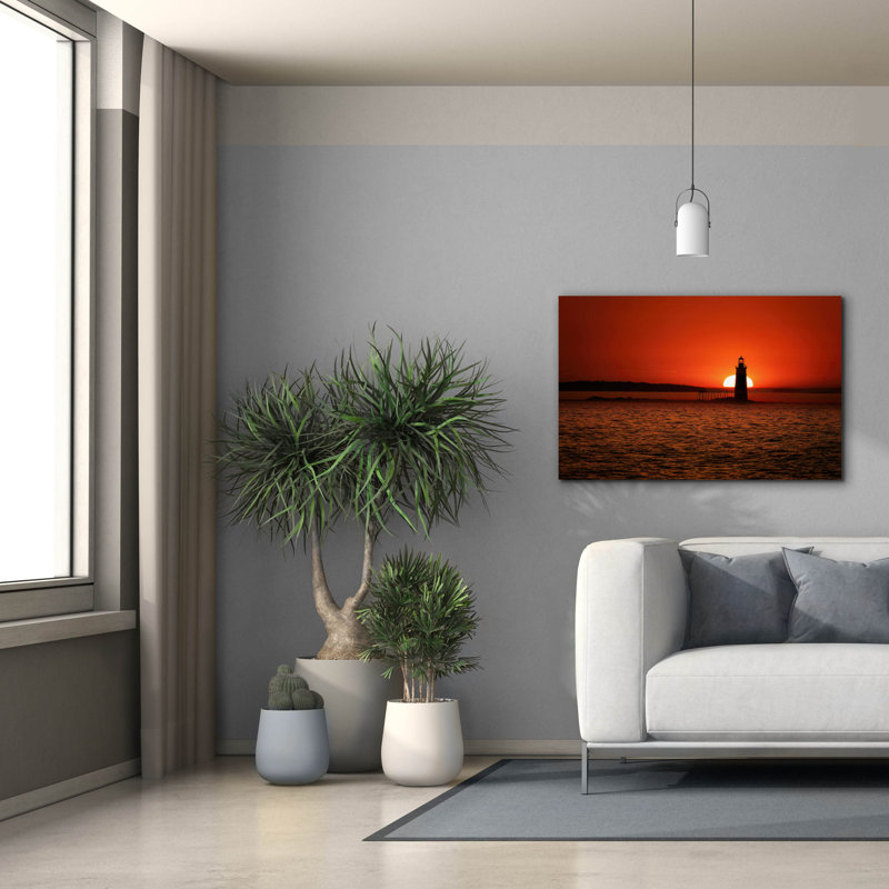 «Sunrise At Ram Island Ledge» par Rick Berk, art mural sur toile