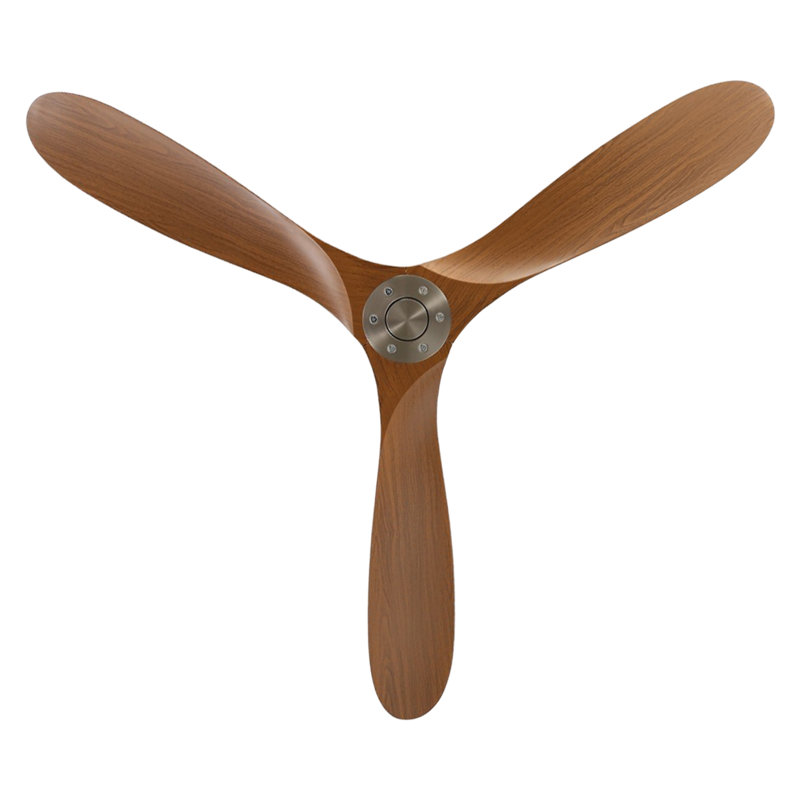 Ventilateur de plafond 60 po Uma, Silver/Brown Blades