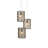 Regatta 3 - Light Cupertino/Silver Cluster Pendant