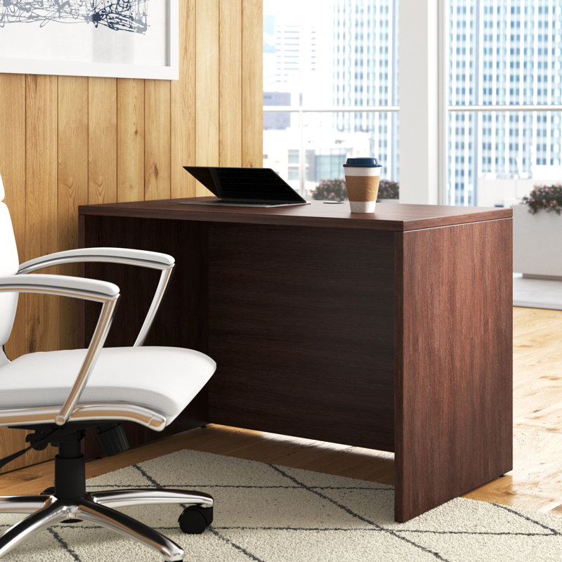 Nevjana Modular Executive Desk, Cherry, 29" H x 60" W x 30" D