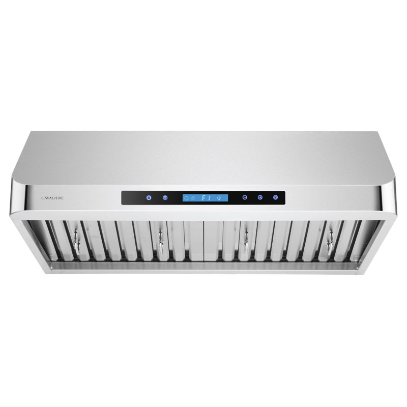 Cavaliere 30 " W Stainless Steel 472 CFM Ducted (Vented) Under Cabinet Range Hood with Baffle Filter