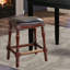 Tabouret de comptoir de style selle 26 po Eric