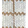 2" x 4" White Cararra Marble Leaf Pattern Moasic Floor and Wall Tile