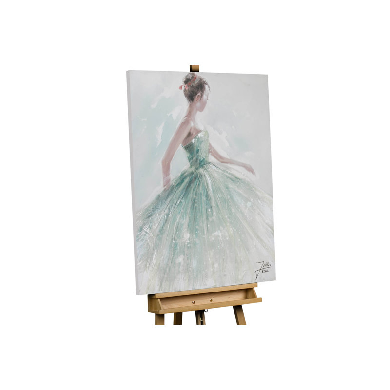 Hand -painted acrylic painting The Ice Princess