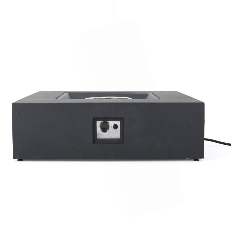 50 000 BTU SQUARE MGO FIRE TABLE TANK OUTSIDE, Dark Gray