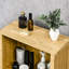 Armoire de plancher naturelle - Augmentez l'efficacité et l'attrait de votre salle de bain et de votre salon avec plusieurs tablettes