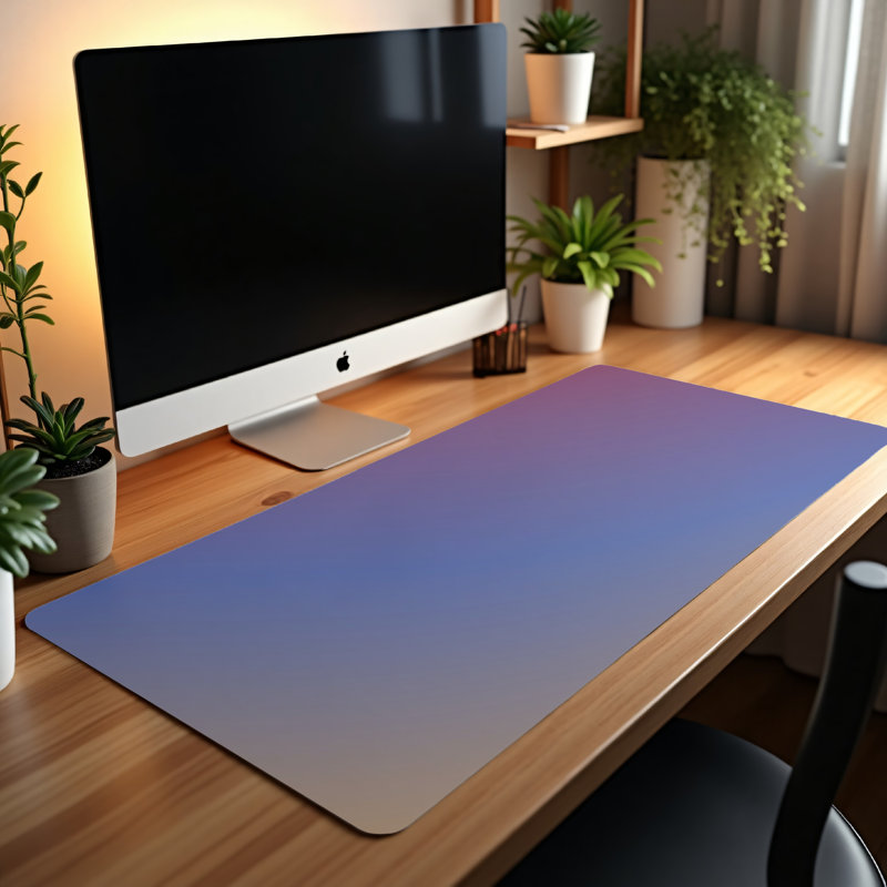 Polyester Desk Pad, 14.4x12.1