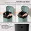 HOMCOM 30L Kitchen Bin with Lid Compact Pedal Bin Soft-Close-120768112