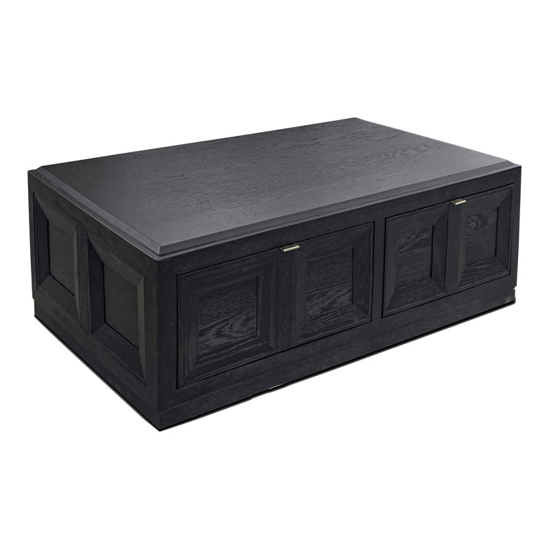 Schell 2-Piece Coffee Table Set, Black