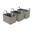 JVL Fabric Decorative Basket