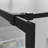 34" Black Shower Screen Door For - Thick Tempered Glass Adjustable Support To Wall Installation Clear All Hardwares Included Simple Assembly