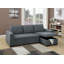 Canapé-lit modulaire réversible en fibre de gris convertible Living Room Furniture