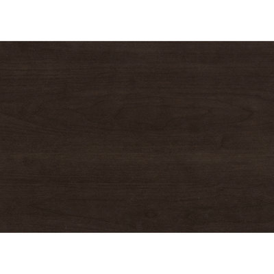 Ensemble de 3 tables de transition - Table basse, table d'appoint et table de chevet avec grands plateaux en stratifié brun, style contemporain pour le salon