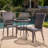 Appoline Wicker Outdoor Dining Side Chairs