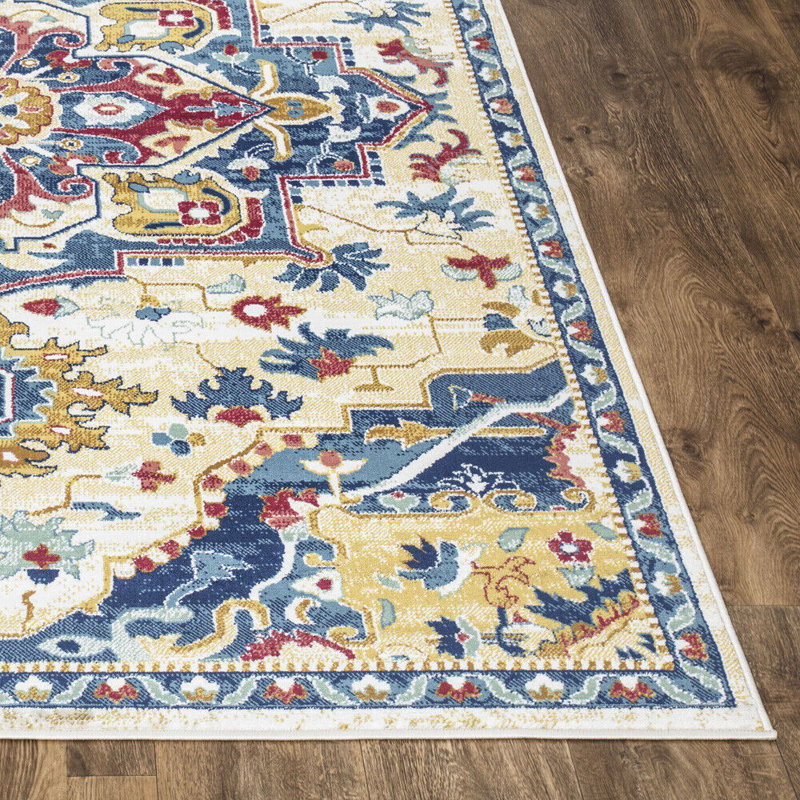 Thoman Oriental Area Rug, Rectangle 50 x 80cm