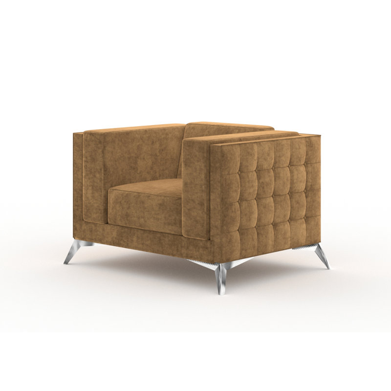 Magnus Upholstered Club Chair, Beige