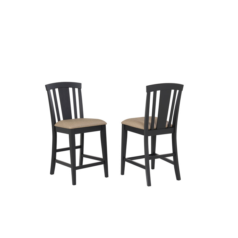Tabouret de bar en bois massif Derbyshire