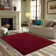 Modern Plush Solid Color Rug - Burgundy, Pet and Kids Friendly Rug. Made in USA, Rectangle, Area Rugs Great for kids, Pets, Event, Wedding 