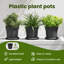 Round Flower Pot 6 Pcs Plastic-701502285-701502284