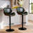 Mid-Century Modern PU Upholstered Swivel Ajustable Height Bar Stools-450518929