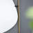 Iron Frame Vertical Oval Mirror