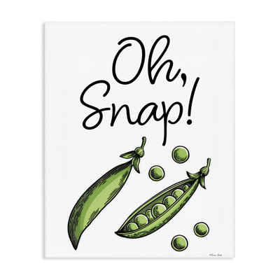 Oh Snap Peas Canvas, design by Susan Ball