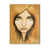 Toile brune avec cadre flottant