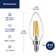 B11E12 60 Watt Equivalent B11 E12/Candelabra Dimmable 2700K LED Bulb