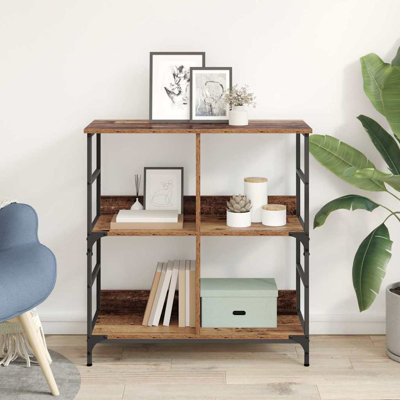 Bookshelf Office Book Shelf Storage Cabinet Book Rack Engineered Wood