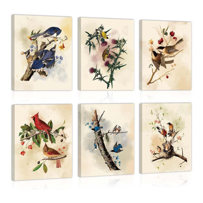 6 Piece Wrapped Canvas Wall Art