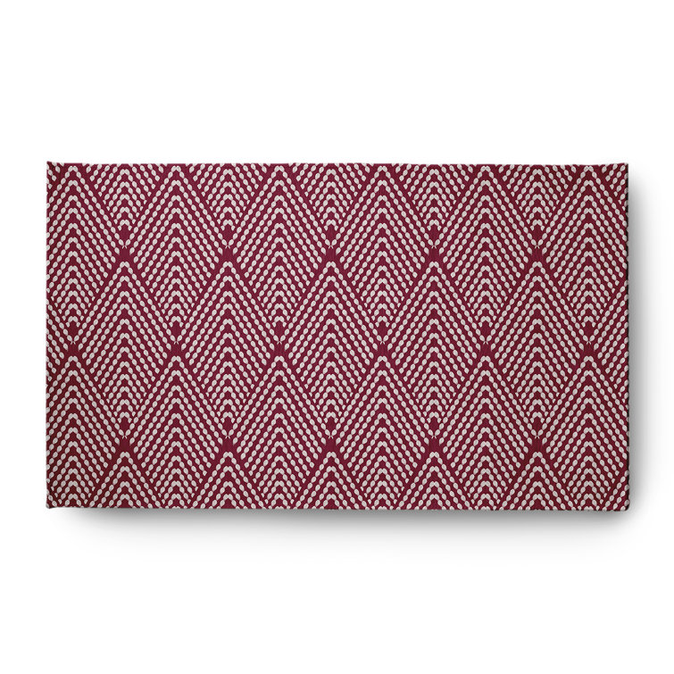 Chenille Geometric Indoor Rug
