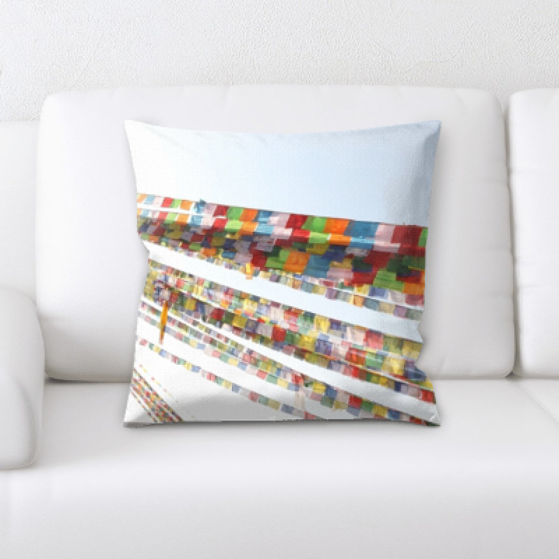 Microsuede Reversible Throw Pillow