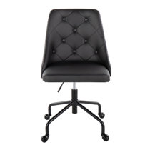 Lillian August Elyse Plush Velvet Home Office Chair