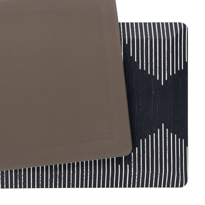 Tapis de cuisine Bohémien, Noir, Rectangle l 18 po x L 47 po