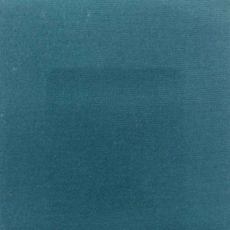 Velvet Performance Fabric By The Yard | 100% Cotton | Belgium, Turquoise