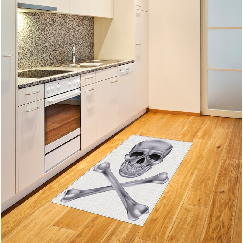 Tapis décoratif gris à haute densité en fibres longues, Rectangle— 4 pi x 5 pi 8 po