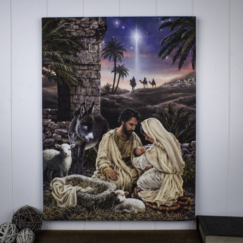 «Jesus Is Lord», art mural sur toile, H 24 po x l 18 po x P 1 po